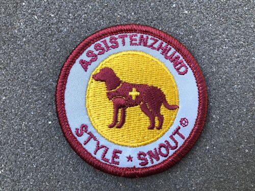 Sticker - Patch it! - ASSISTENZHUND, 8cm