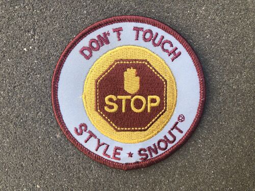 Sticker - Patch it! - STOP!, 6cm