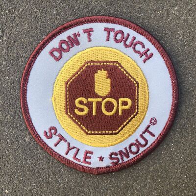Sticker - Patch it! - STOP!, 8cm