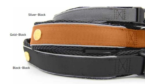 Hundehalsband Black-Black-Edition, M