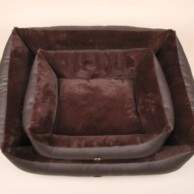 Dog bed Sleep'n'Style - size S - dark brown