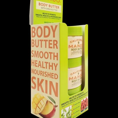 Body Butter  Pot rond 120 g - Présentoir carton de 3 unités