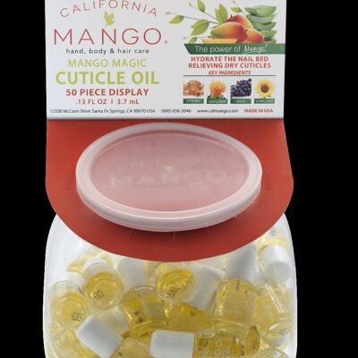 Huile cuticules - Magic Baby Oil  Flacon 3,7 ml - Présentoir  boule Crystal  de 50 unités