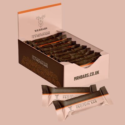 Barres Protéinées Chocolat Noir Gingembre (Multi-Pack)