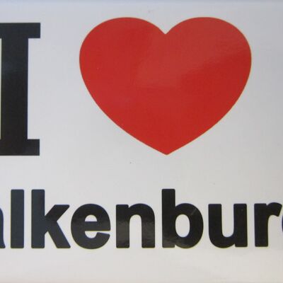 Imán de nevera I Love Valkenburg