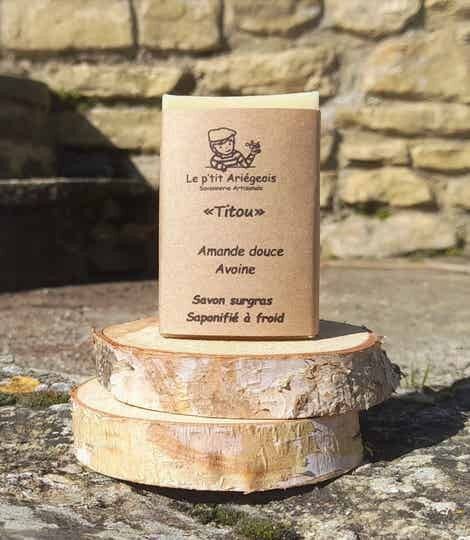 Titou - Sapone Surgras alle Mandorle Dolci/Avena - Pelle delicata