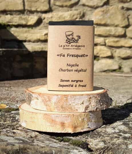 Fa fresquet - Nigella/Vegetable charcoal superfatted soap - Detox