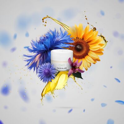 Face Elixir – 50 ml – Crema Viso Idratante Naturale e Rigenerante – Trattamento per Pelli Sensibili – Skincare Bio -Creme viso e labbra