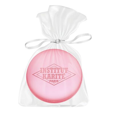 Shea Macaron Soap 27g Rose in pouch