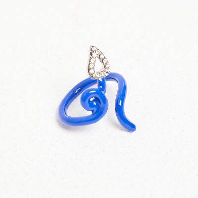 Basliq Spiral Ring Una - Royal Blue