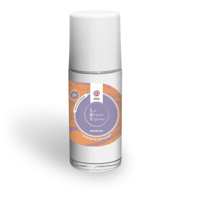 Orange and patchouli deodorant