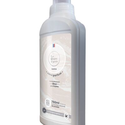 Detergente líquido sin perfume certificado orgánico