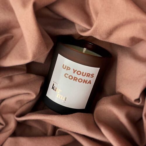 UP YOURS CORONA candle | 70g mini candle