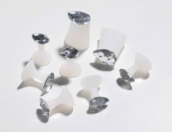 Séparateurs d'orteils de pédicure en diamant 3