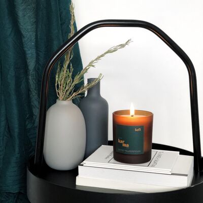 kefi | invigorating rosemary + spearmint refillable large candle [220g]