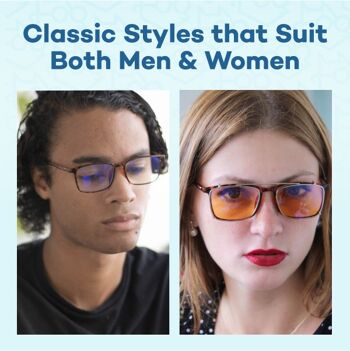Foxmans Blue Light Blocking Computer Glasses - The Harrison Everyday Lens (écaille de tortue) Montures élégantes pour hommes et femmes 5