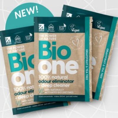 Bio one™ odour eliminator sachet – multi saver 3 pack