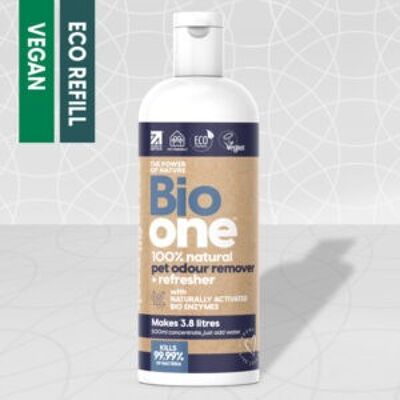 Bio one™ pet odour remover + refresher concentrate Eco Refill 500ml
