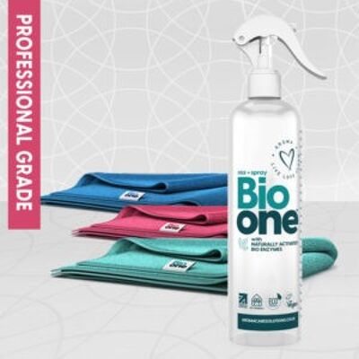XL Microfibre Cloths – set of 3 and Mix + Spray bottle