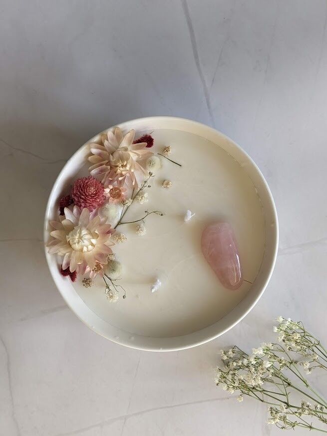 Romance rosa - Cuarzo rosa