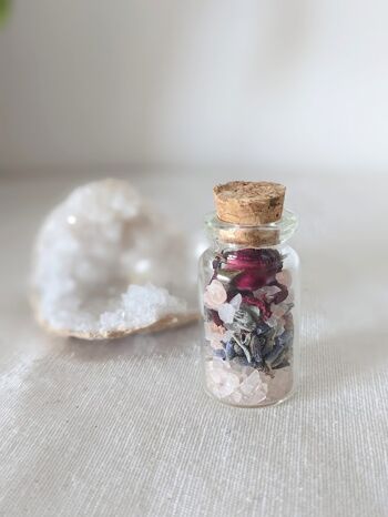 Amour- Spell Jar Quartz Rose 1