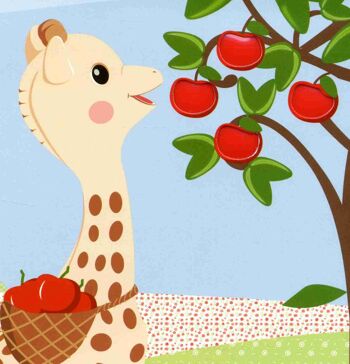 Livre de sentiments pour bébé Sophie la girafe : Une journée avec Sophie 3