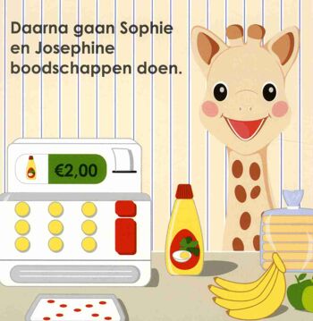 Livre de sentiments pour bébé Sophie la girafe : Une journée avec Sophie 4