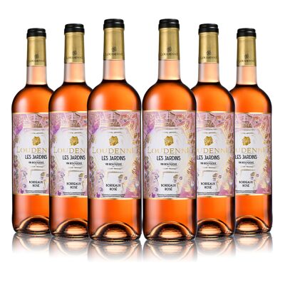 Les Jardins BIO - Bordeaux Rosé (caisse de 6btl x75cl)