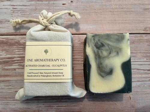 Activated Charcoal & Eucalyptus Vegan Soap | One Aromatherapy Co.