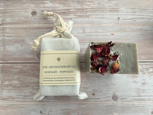 Rosemary & Poppyseed Vegan Soap | One Aromatherapy Co.