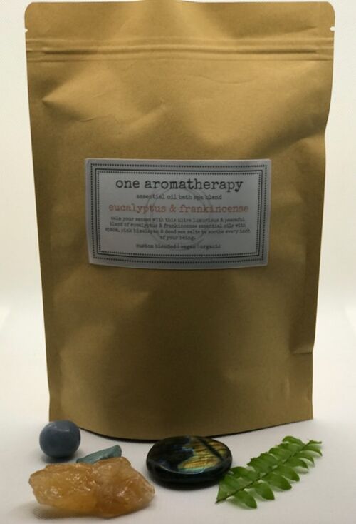 Eucalyptus & Frankincense Bath Spa Salts | One Aromatherapy Co. - 500g