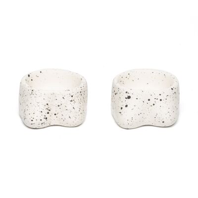 PACK OF 2 TITS CANDLE HOLDERS WHITE SMALL SIZE HF