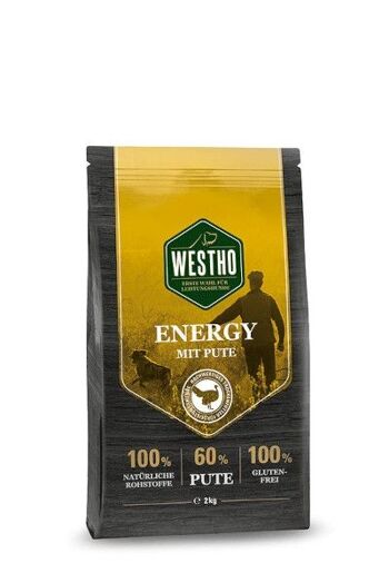 Nourriture sèche pour chiens Westho Energy 2,0 kg (avec 60% de dinde)