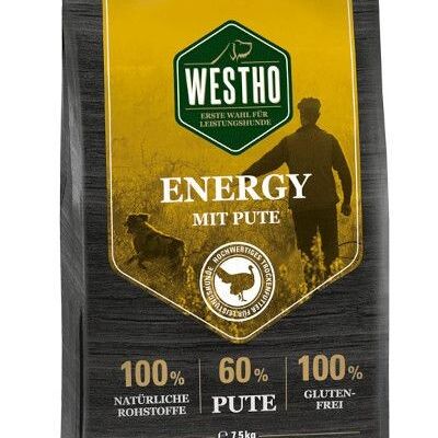 Hundefutter Trockenfutter Westho Energy 7,5 kg (mit 60 % Pute)