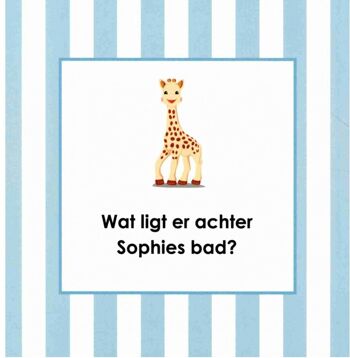 Livre cartonné bébé Sophie la girafe : Premiers mots 7