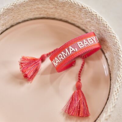 karma bebe pulsera de declaración