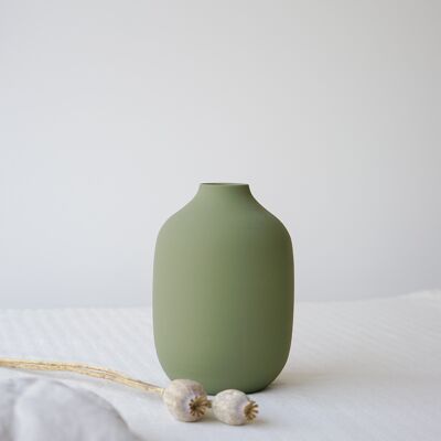 The Island Collection 04 vase Olive green