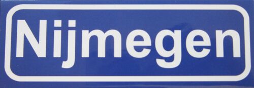 Fridge Magnet Town sign Nijmegen