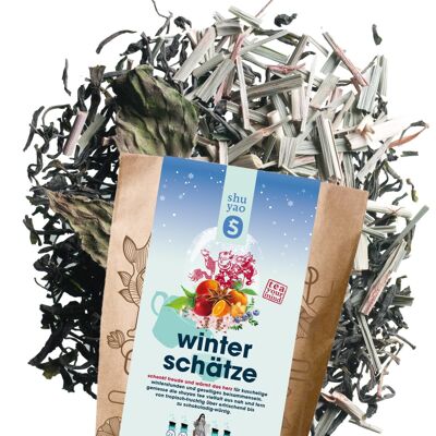 15x bio Wintertee im Winterschätze Set - loser Tee