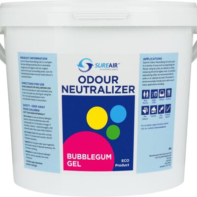 Sureair Odour Neutralizer Gel Air freshener 5L - Bubblegum