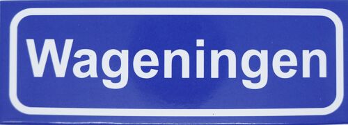 Fridge Magnet Town sign Wageningen