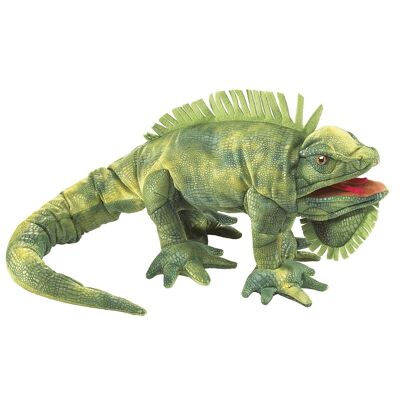 Iguana / Iguana - Movable mouth & tongue

| hand puppet