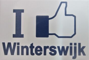 Aimant de réfrigérateur J'aime Winterswijk 1