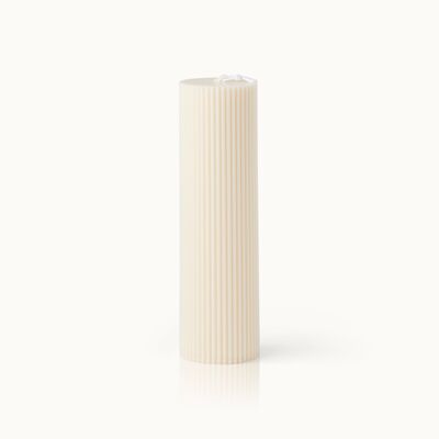 Candle The Greek Slim Tall White