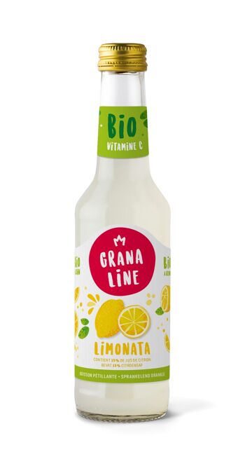 Limonata - boisson pétillante fonctionnelle BIO