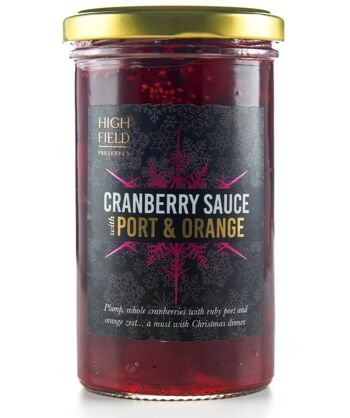 Sauce aux Canneberges et au Porto 270g 1