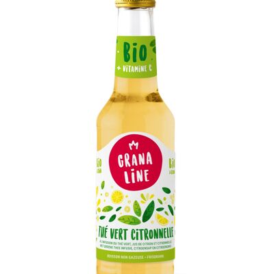 Té verde limoncillo - bebida orgánica funcional sin gas
