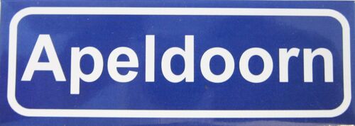 Fridge Magnet Town sign Apeldoorn