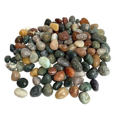 Mixed Tumbled Crystals, Small, 16-30mm, 250g