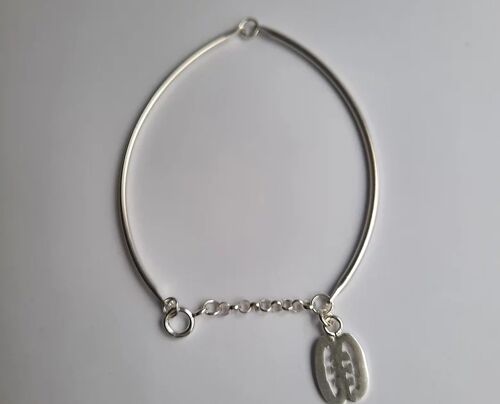Foldy sterling silver bracelet